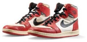 Primeiro tênis em parceria com a Nike e Michael Jordan