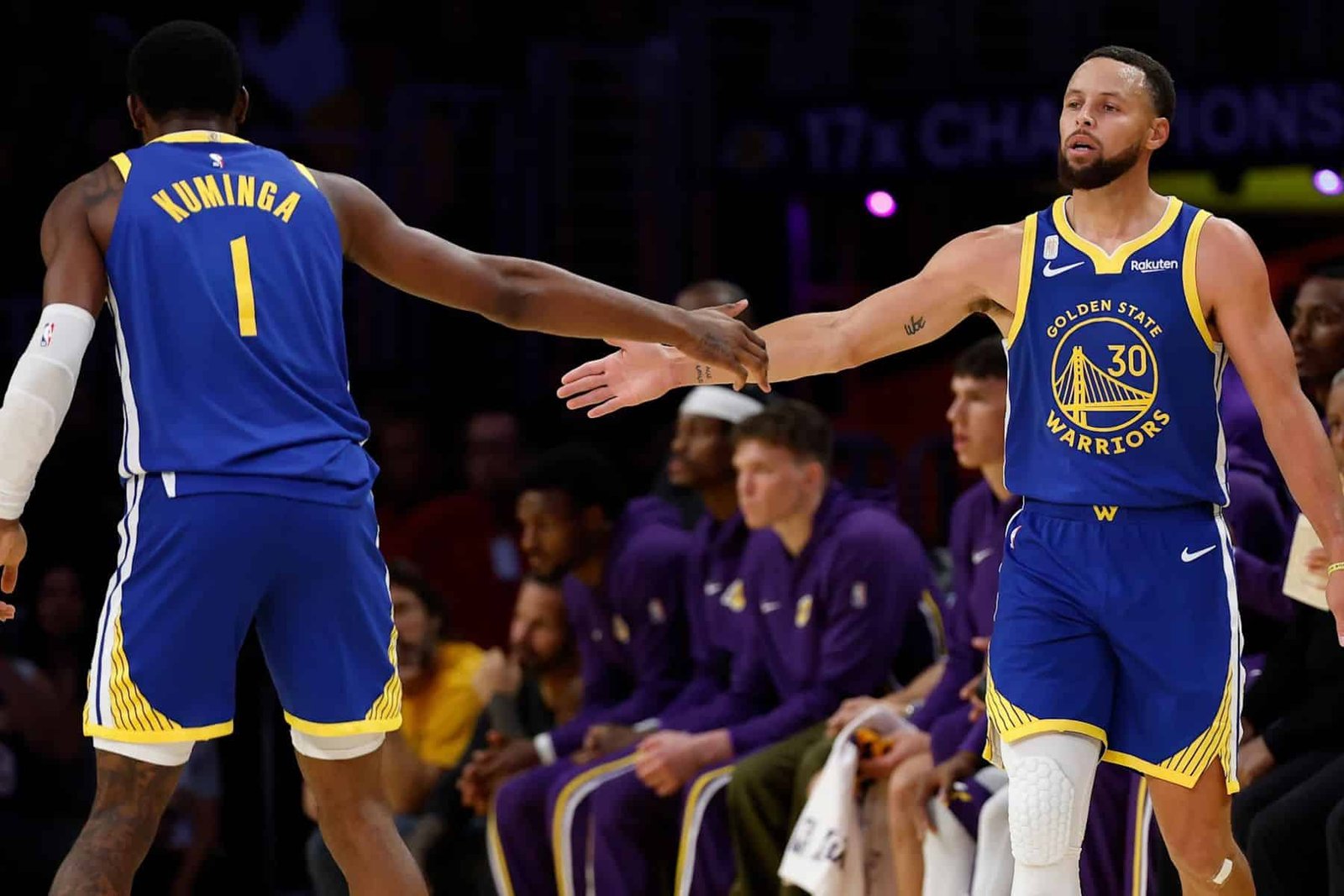 Golden State Warriors vs Los Angeles Lakers | Harry How/GettyImages