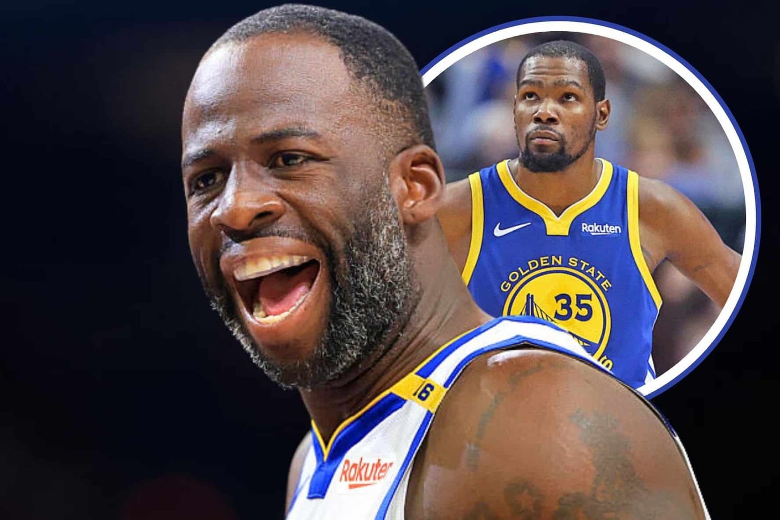 Kevin Durant ficou de fora da lista de melhores companheiros de Draymond Green no Golden State Warriors [Reprodução]