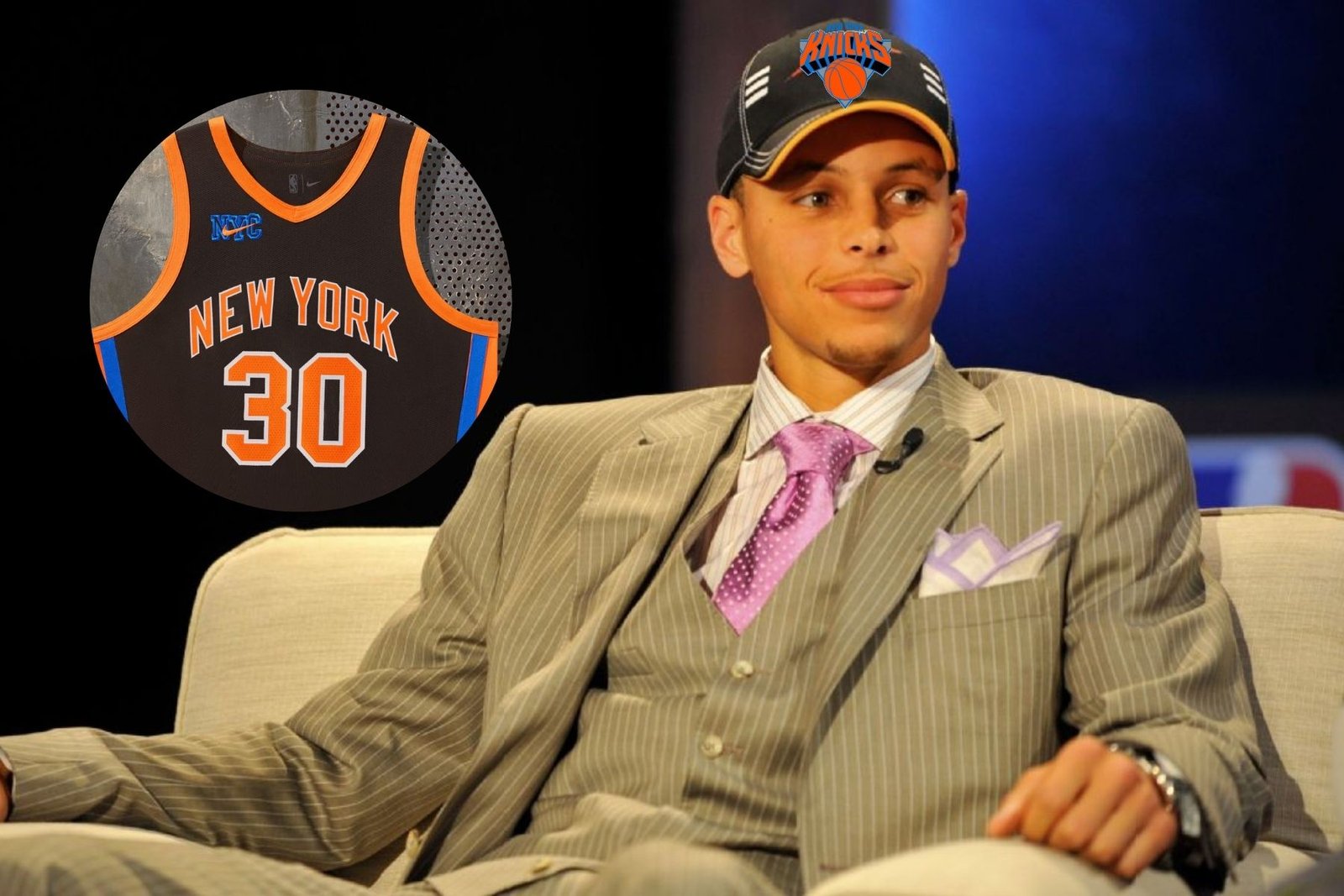 Carmelo Anthony revela o que teria acontecido se Stephen Curry tivesse sido draftado pelos Knicks.