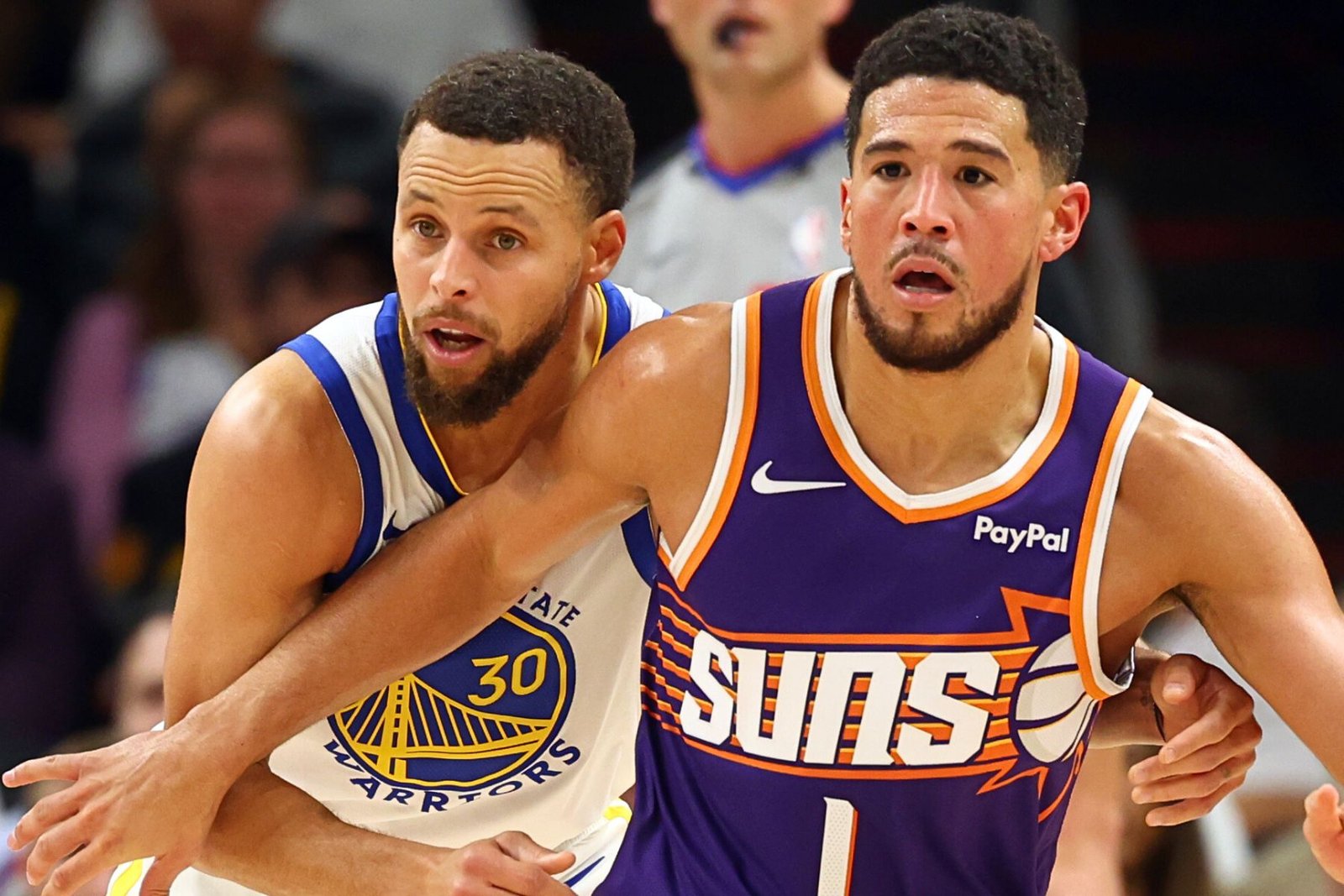 Stephen Curry: “Tentei vencer Devin Booker com os tênis dele, mas não deu certo”
