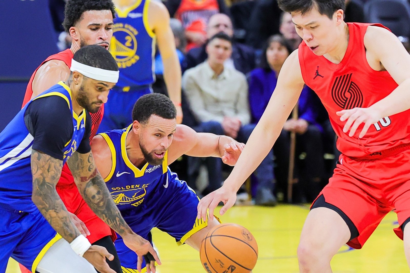Partida entre Warriors e Blazers bateu recorde histórico na NBA