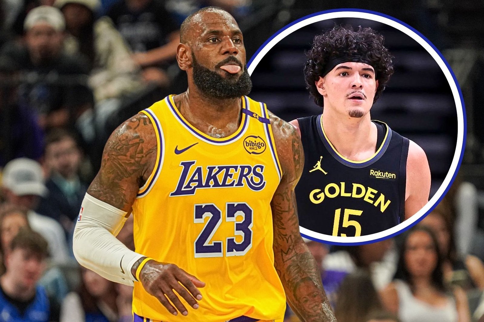 Home 8 Gui Santos vai bem, mas é ofuscado por LeBron James em nova derrota dos Warriors