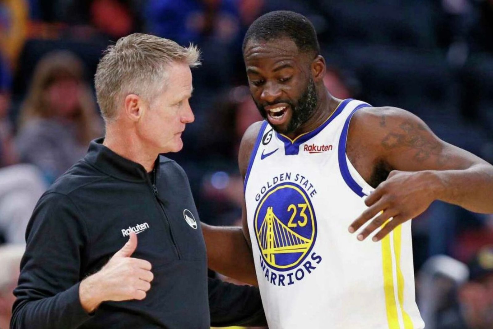 Steve Kerr teve conversa sincera com Draymond Green sobre troca