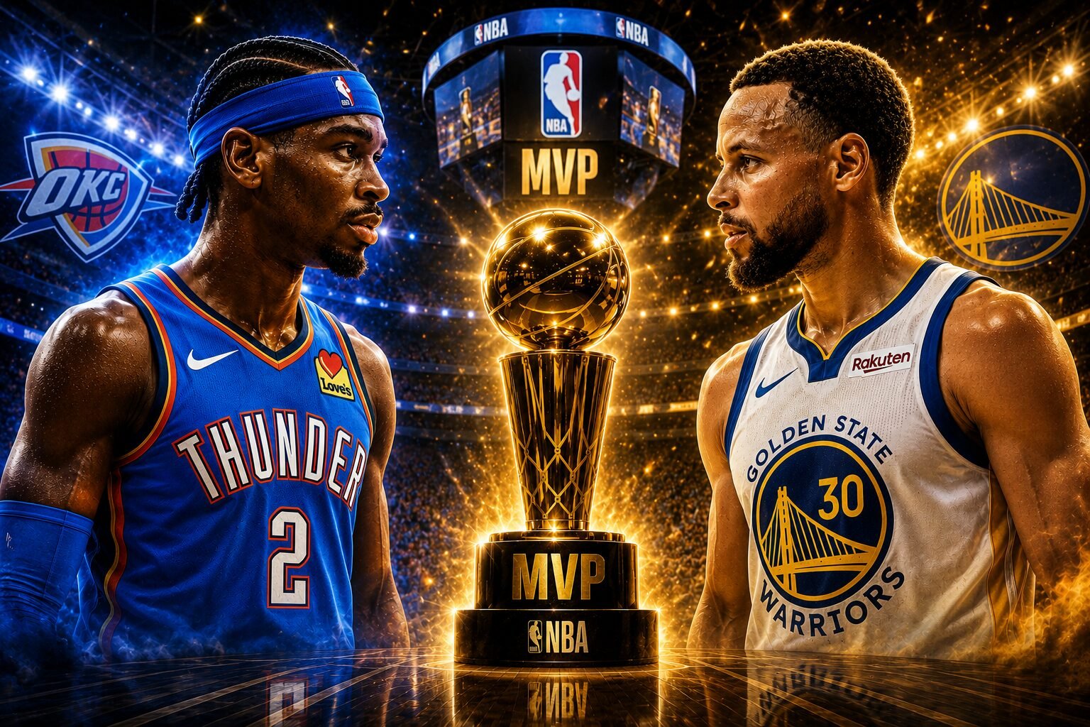 Nem Shai Gilgeous-Alexander repetiu feito histórico de MVP de Stephen Curry - Foto: ChatGPT