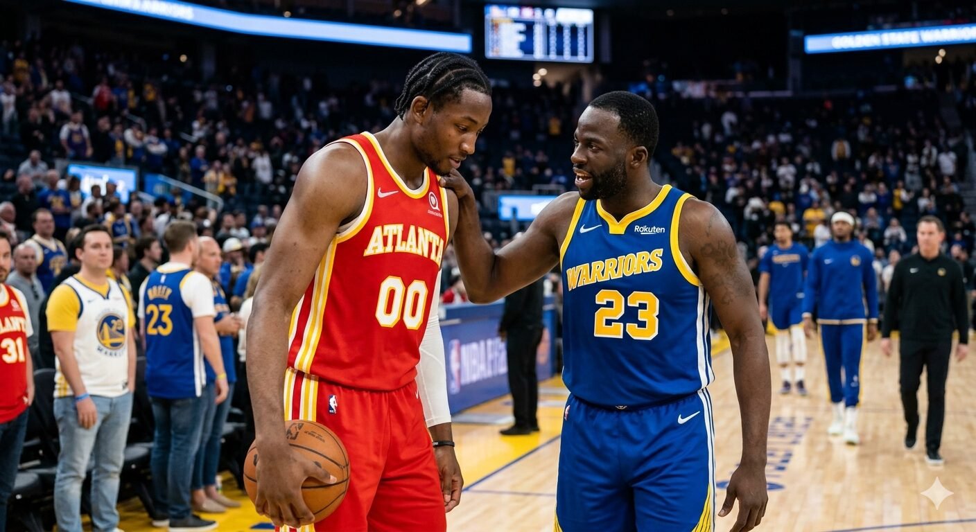 Como Draymond Green e os Warriors ajudaram os Hawks em batalha nos playoffs da NBA - Foto: Gemini