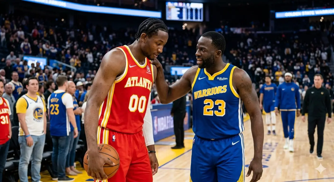 Como Draymond Green e os Warriors ajudaram os Hawks em batalha nos playoffs da NBA - Foto: Gemini