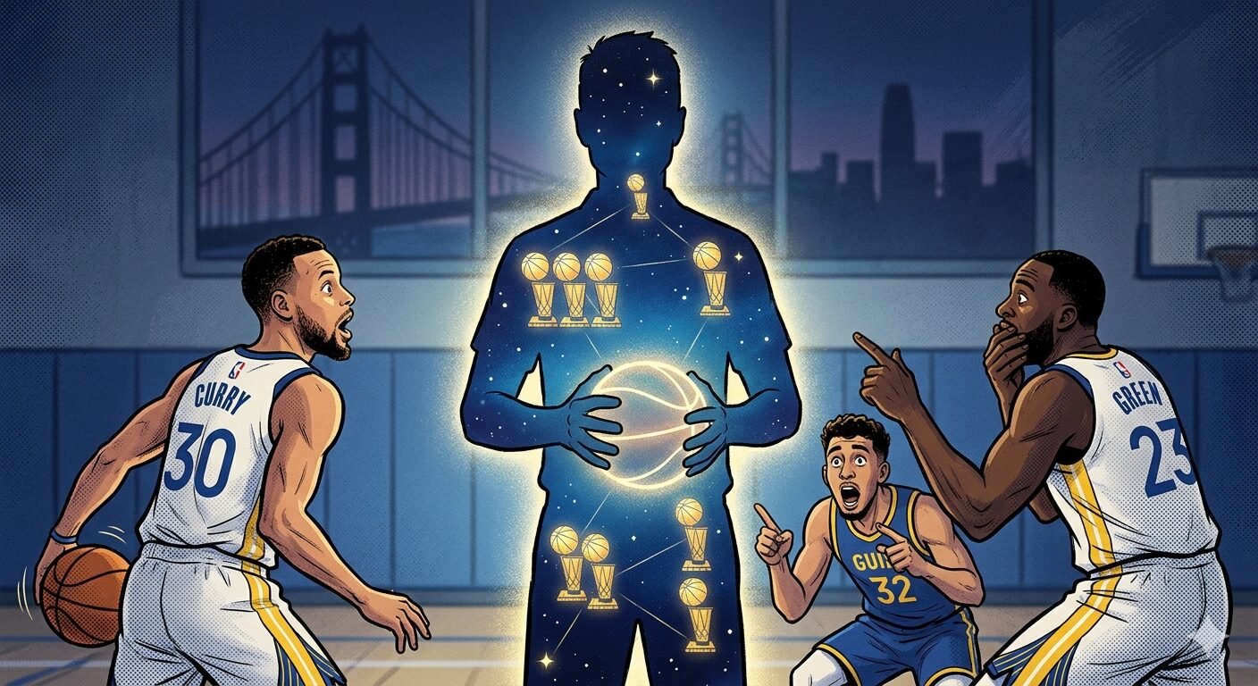Ídolo do Golden State Warriors lidera lista de "Estrangeiros com mais títulos da NBA" - Foto: Gemini