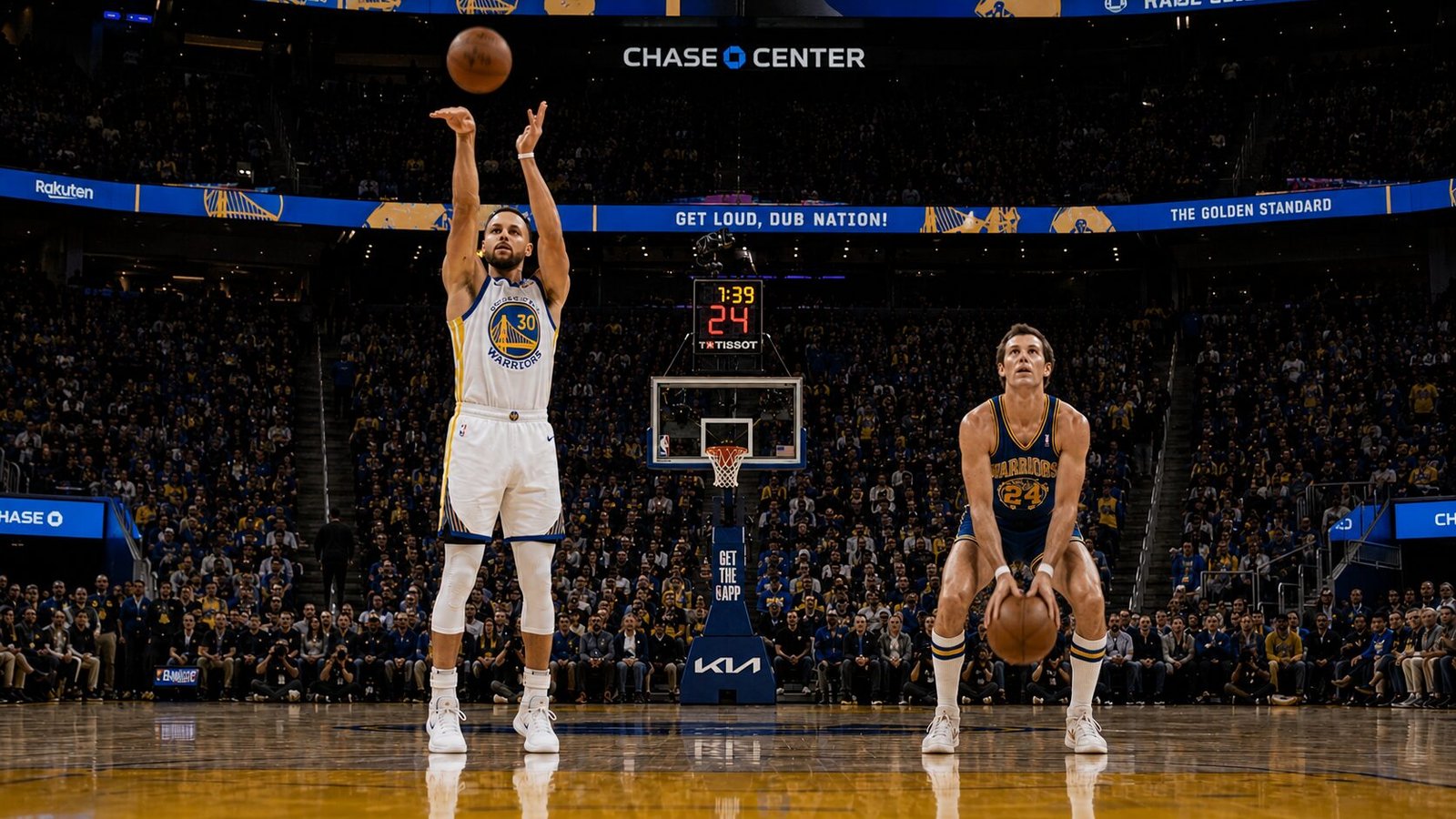 Stephen Curry Rick Barry lance livre