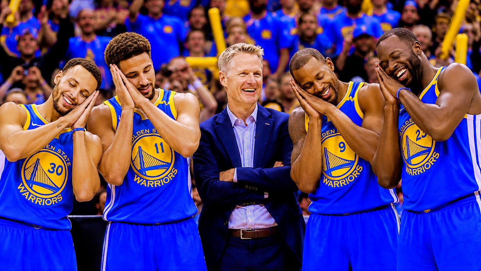 Golden State Warriors Stephen Curry Klay Thompson Steve Kerr Andre Iguodala Draymond Green