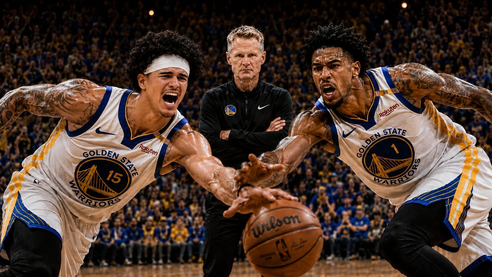 Gui Santos Yaxel Lendeborg Steve Kerr