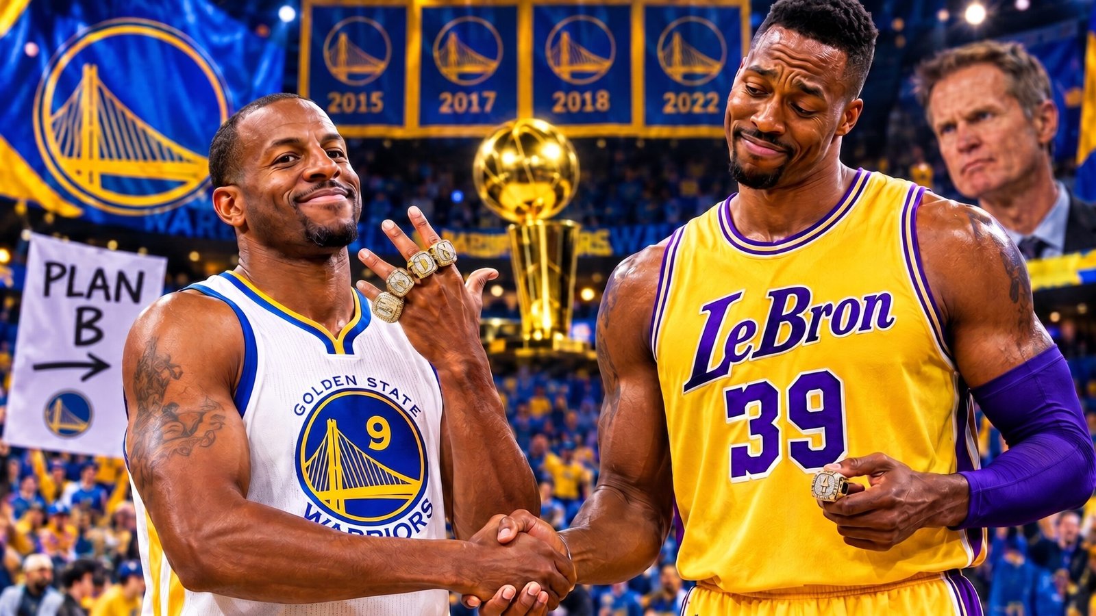 Home 1 Andre Iguodala Dwight Howard Golden State Warriors
