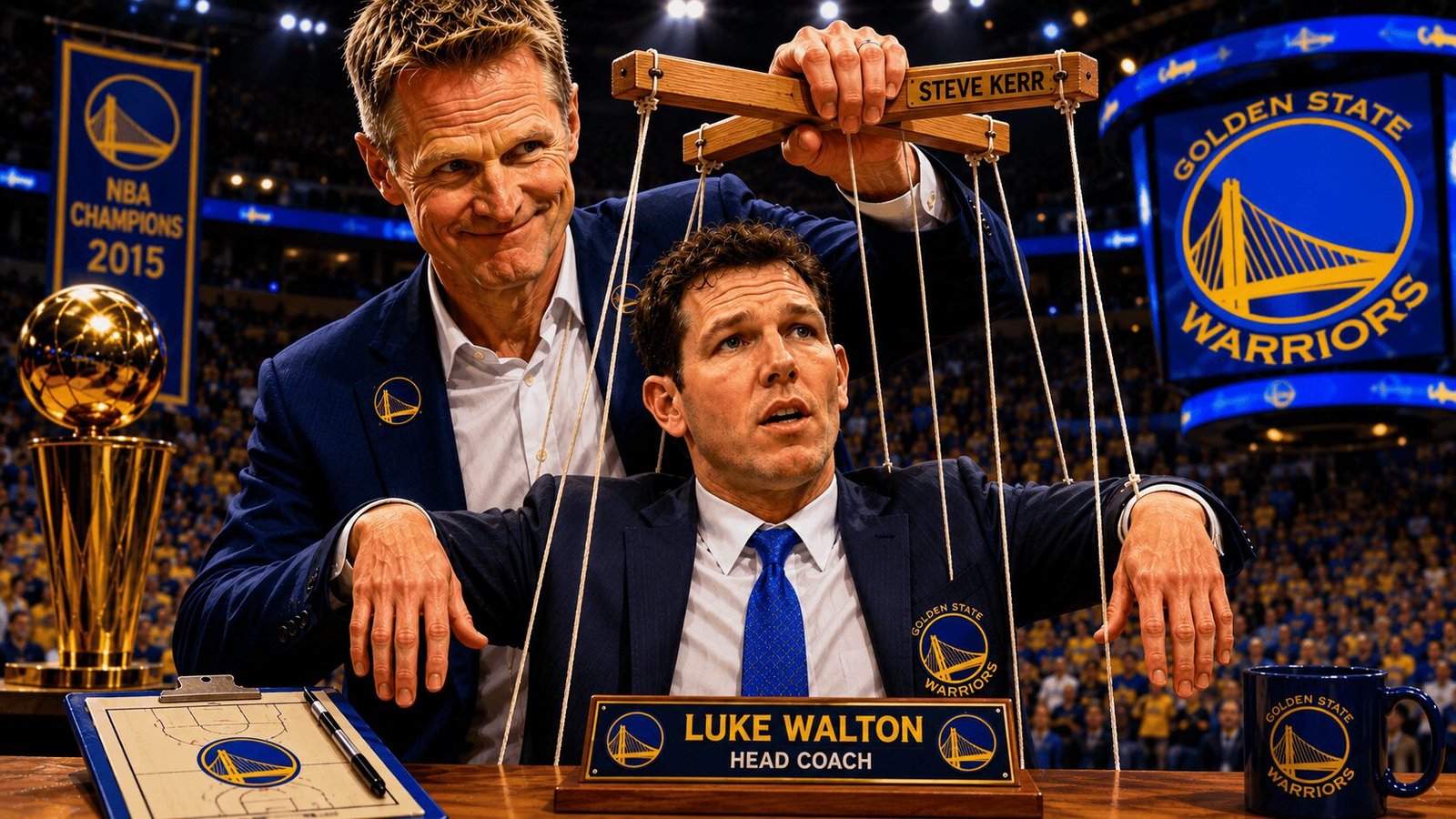 Steve Kerr Luke Walton Warriors